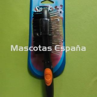 SAN DIMAS Spayk Cepillo Doble Nylon/Acero M - Imagen 1